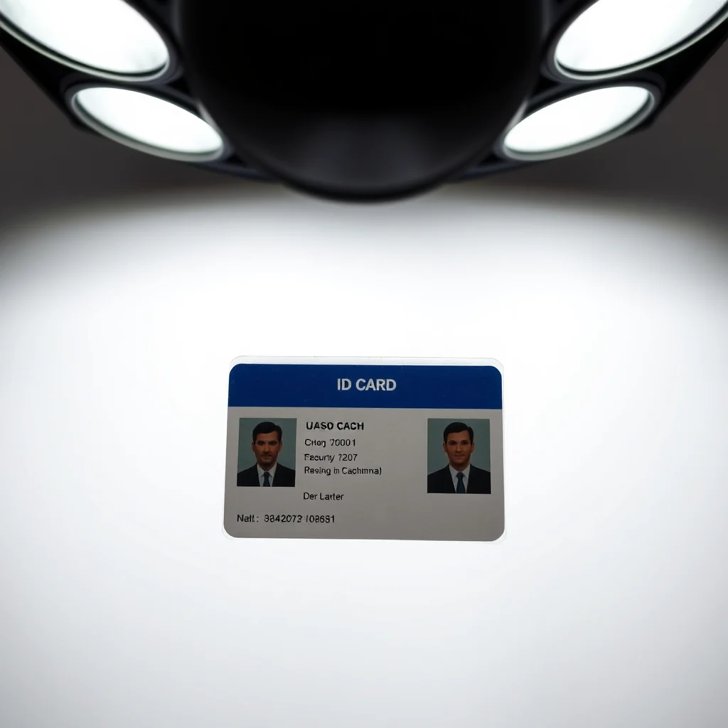 Credencial de identificación con código QR para el acceso de visitantes